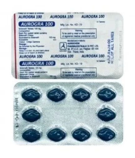 Aurogra 100mg Tablet